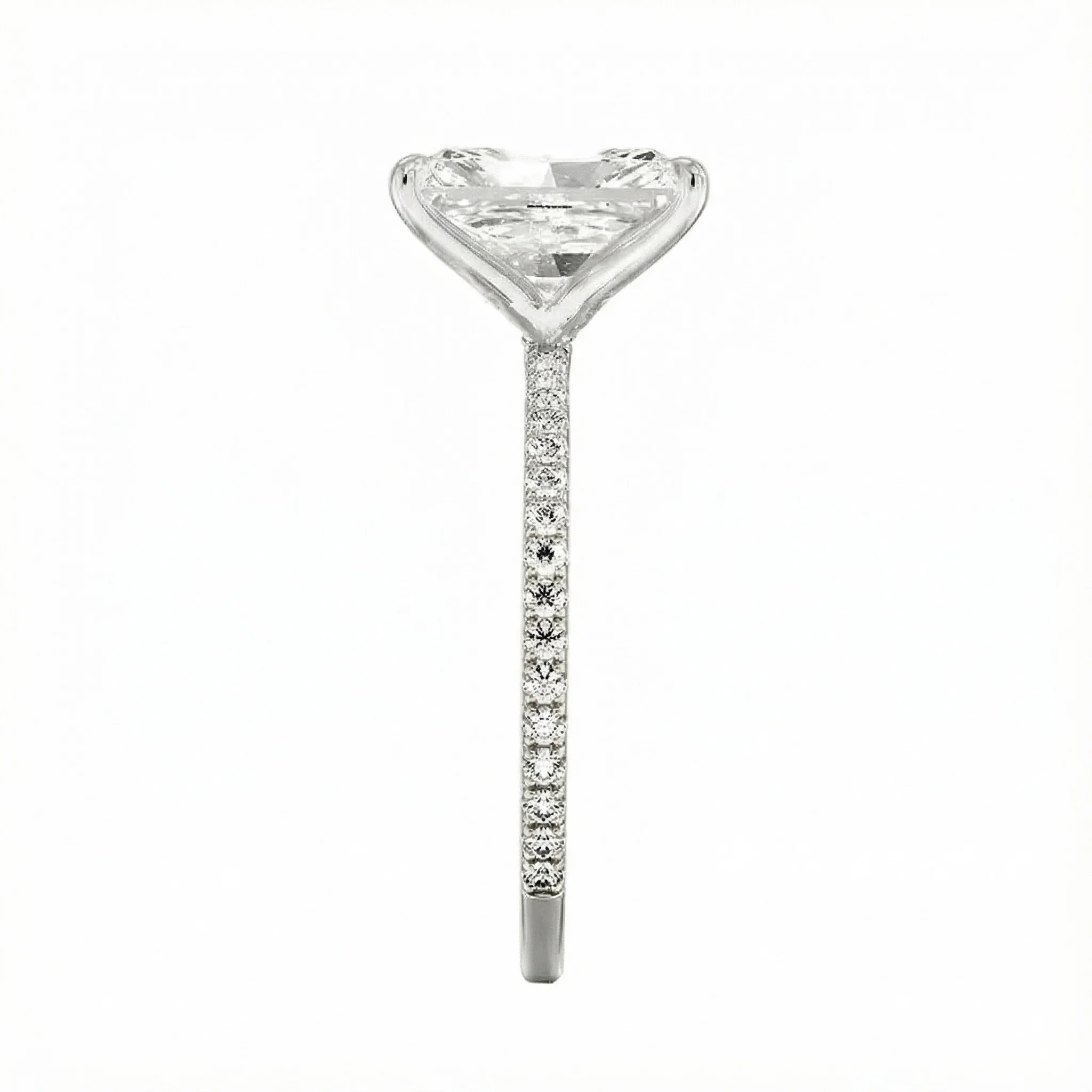 The Radiant 3/4 Eternity – Cat-Claw Pavé Band - Image 9