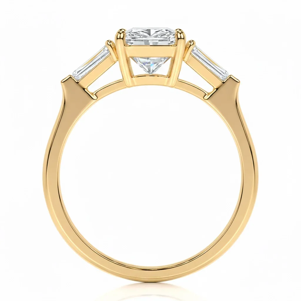 The Radiant Heritage Ring – Radiant Baguette Trilogy - Image 2