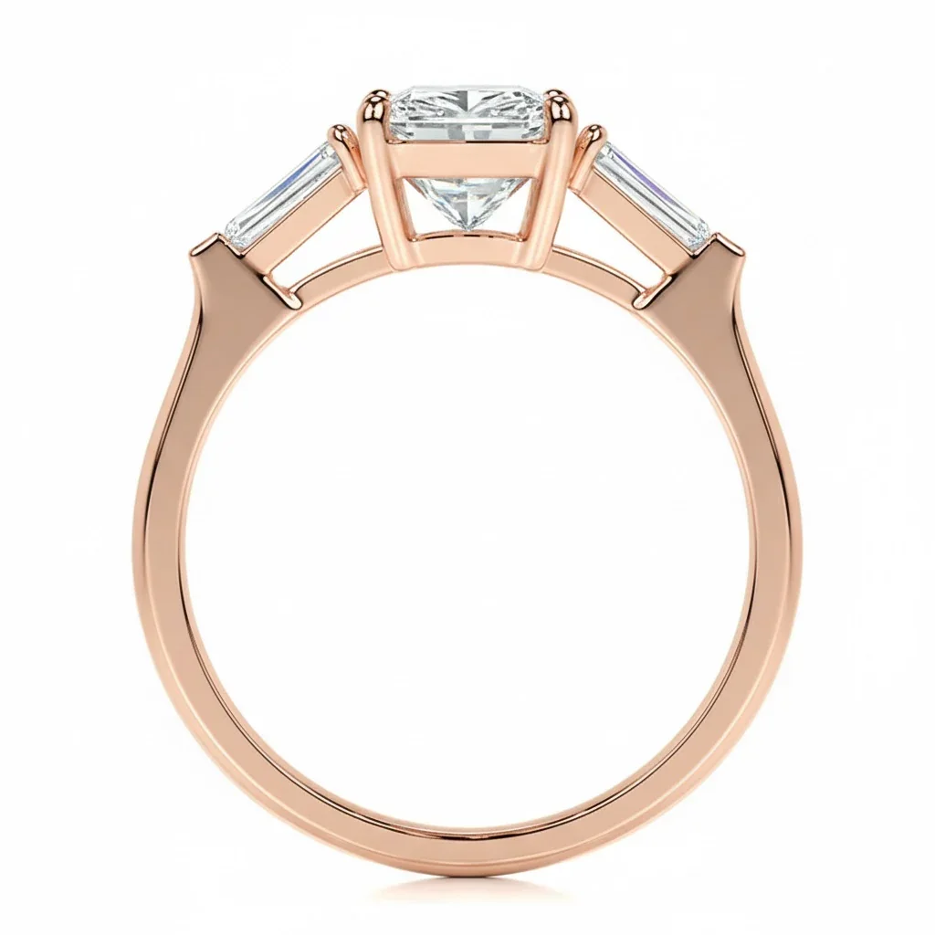 The Radiant Heritage Ring – Radiant Baguette Trilogy - Image 6