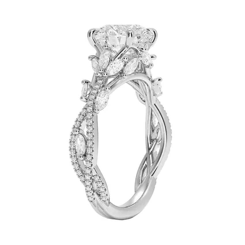The Round Bespoke Enchanted Vine – Organic Masterpiece Ring - Image 8