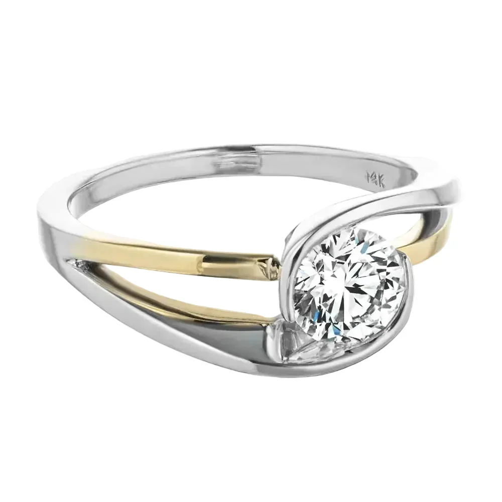 The Round Bespoke Fusion – Two-Tone Tension Wrap Masterpiece - Image 3
