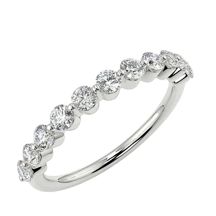 The Round Bezel Half-Eternity – Secure Classic Band - Image 4