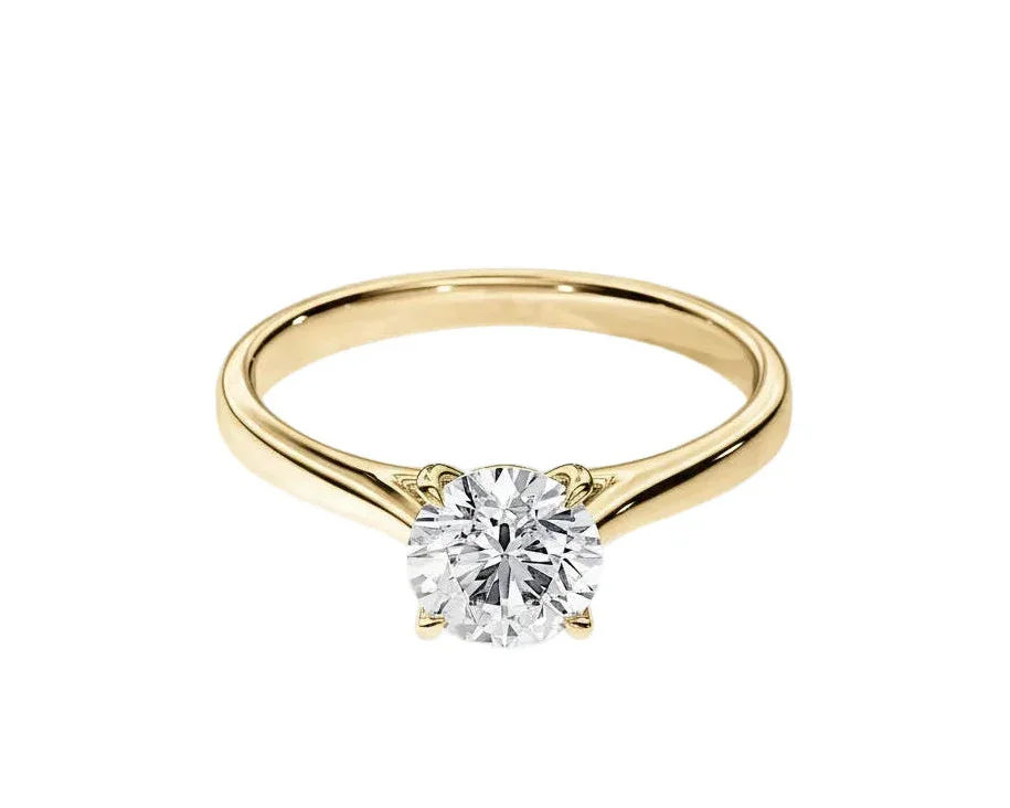 The Round Cathedral Solitaire – Architectural Elegance Ring - Image 2