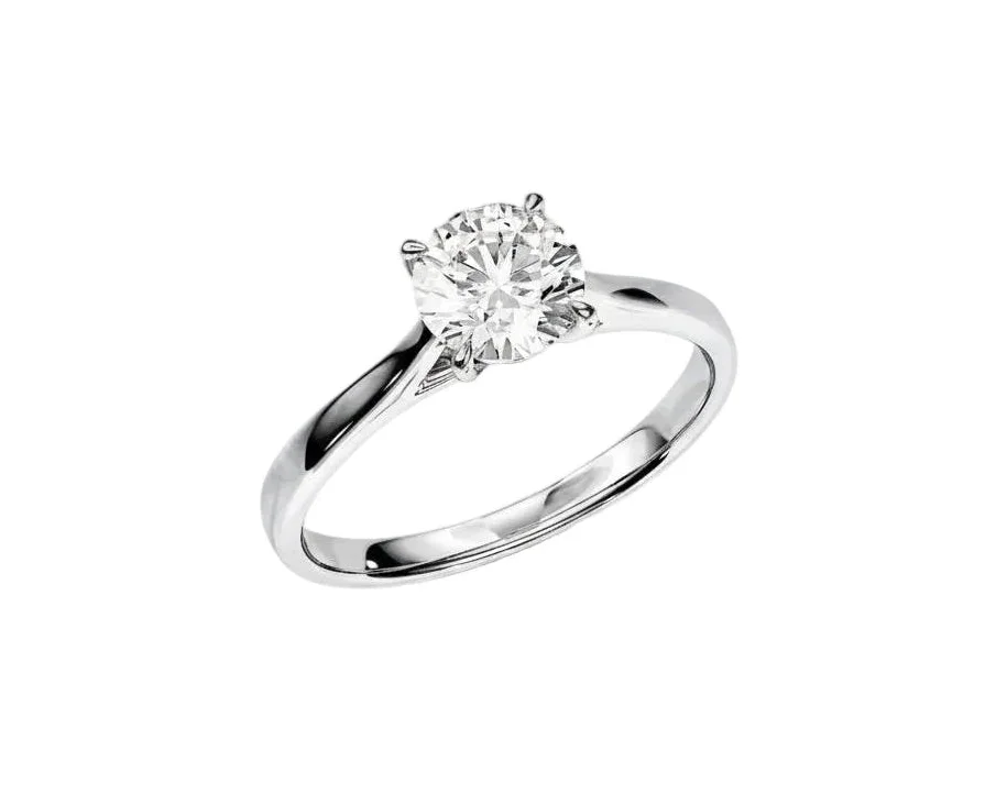 The Round Cathedral Solitaire – Architectural Elegance Ring - Image 4