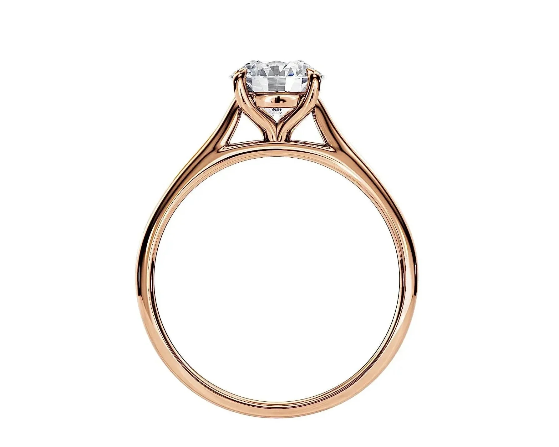 The Round Cathedral Solitaire – Architectural Elegance Ring - Image 9