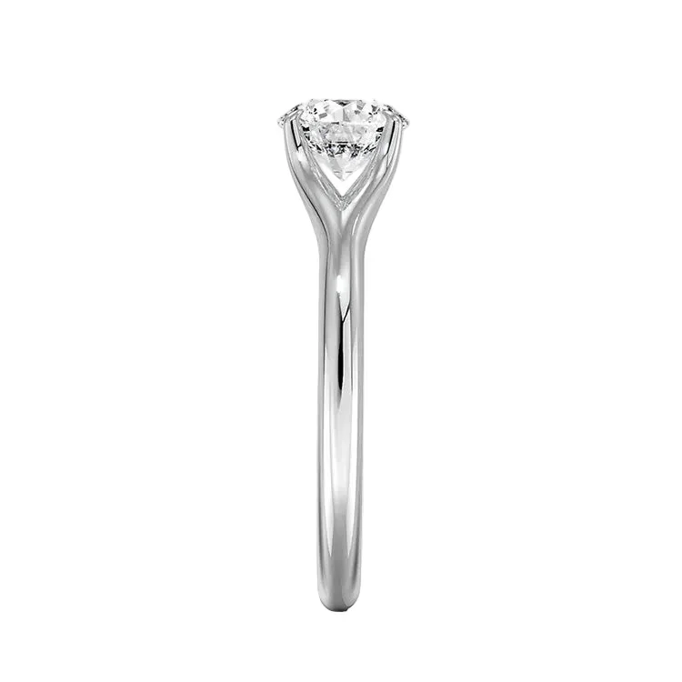 The Round Eternal Path – Airy Twisted Pavé Solitaire - Image 6