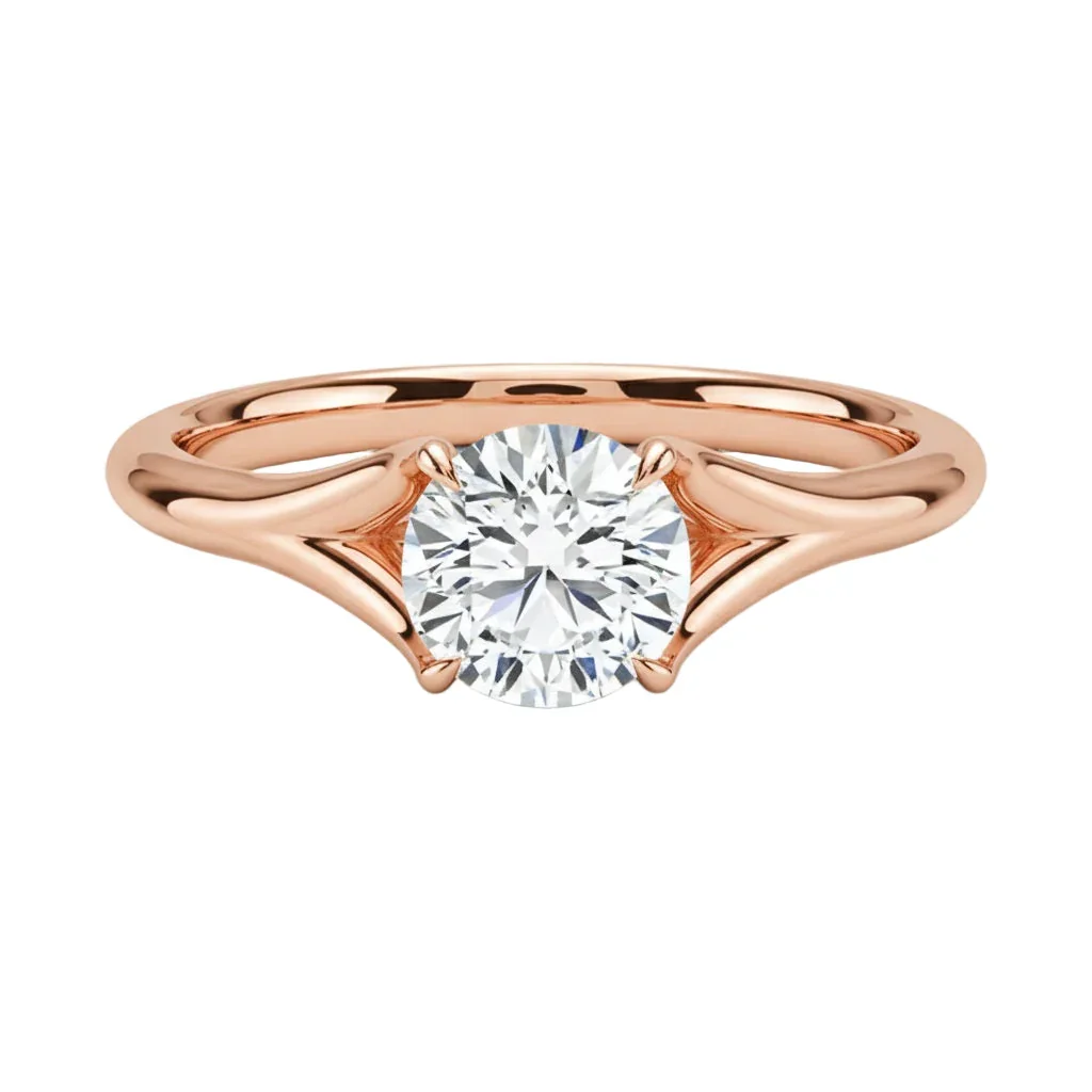 The Round Eternal Path – Airy Twisted Pavé Solitaire - Image 7