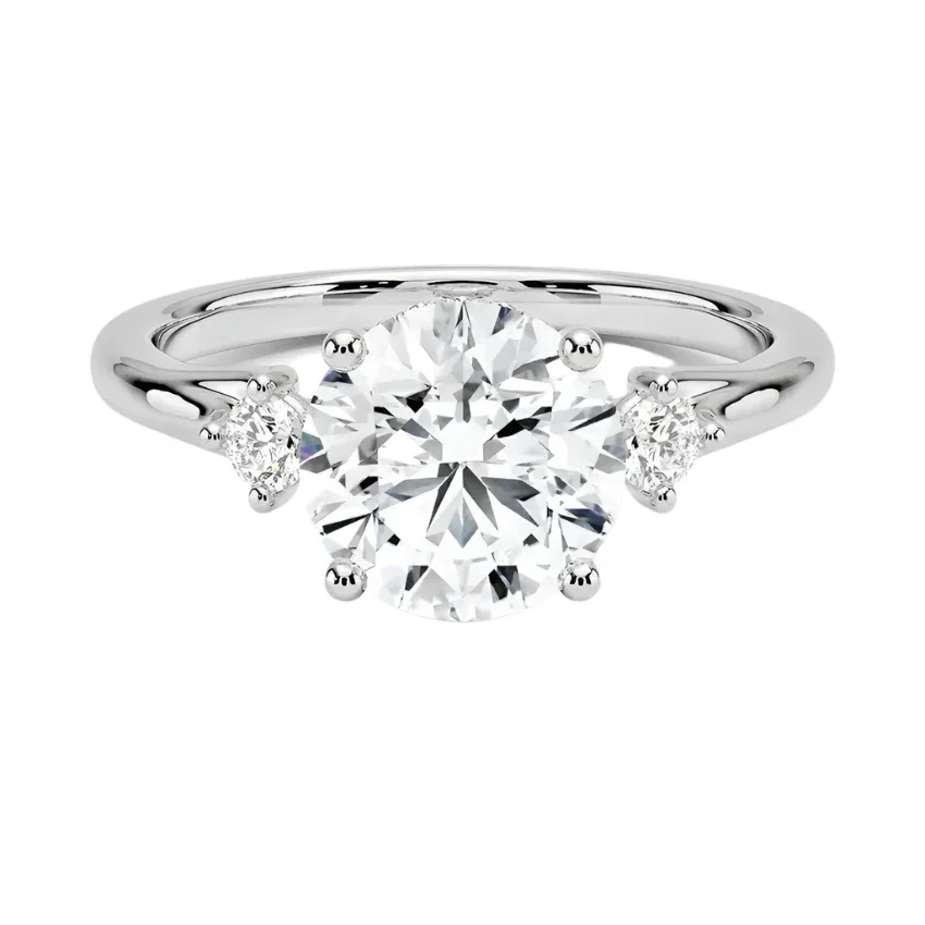 The Round Frame – Brilliant Solitaire with Architectural Accents - Image 6