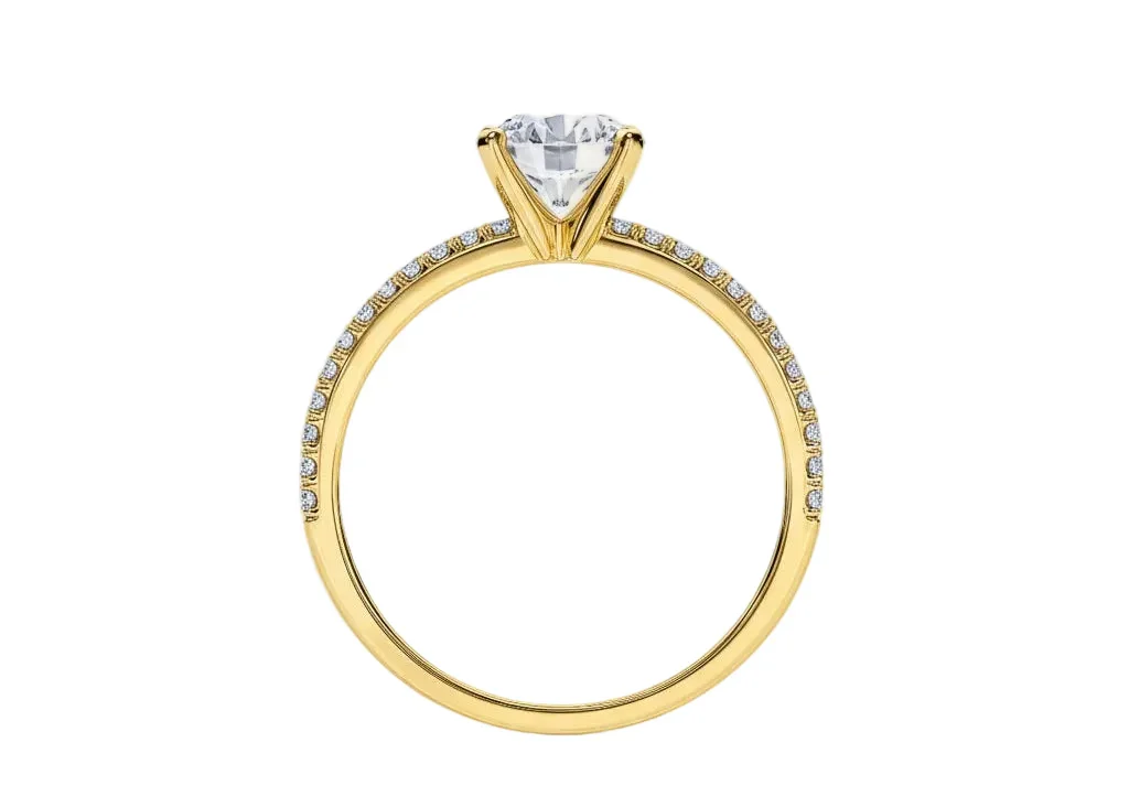 The Round Infinity Pavé – Double-Twist Brilliance Band - Image 3