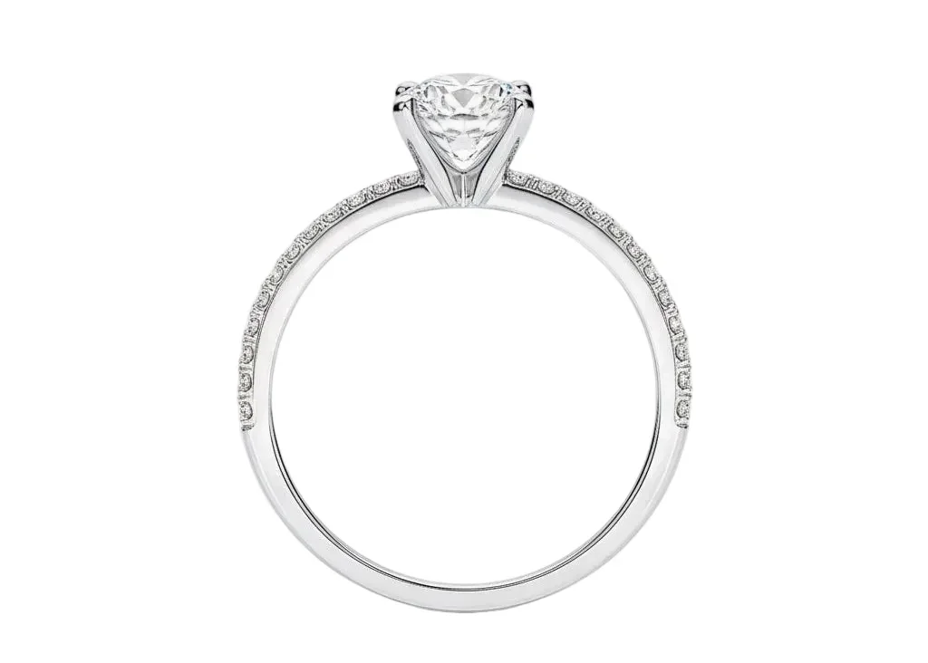 The Round Infinity Pavé – Double-Twist Brilliance Band - Image 9