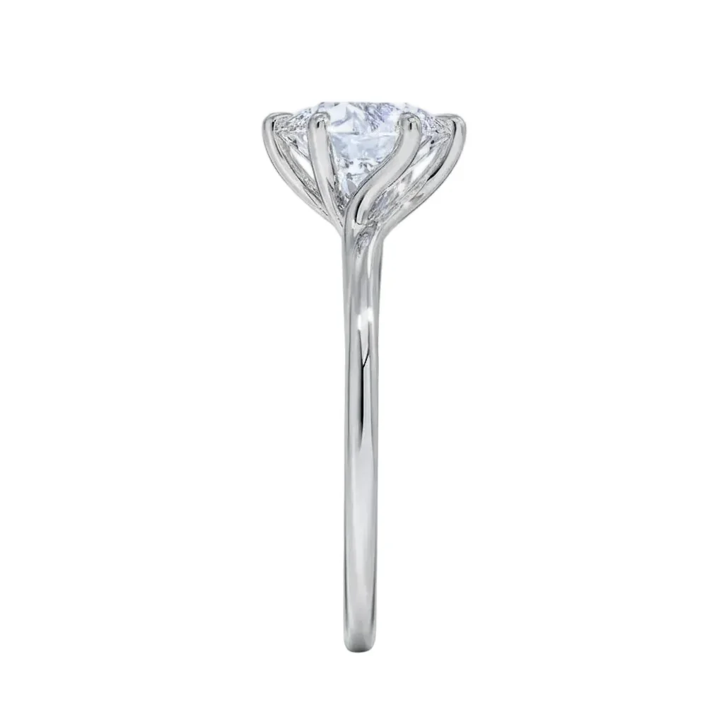 The Round Infinity – Sparkling Twisted Vine Ring - Image 9
