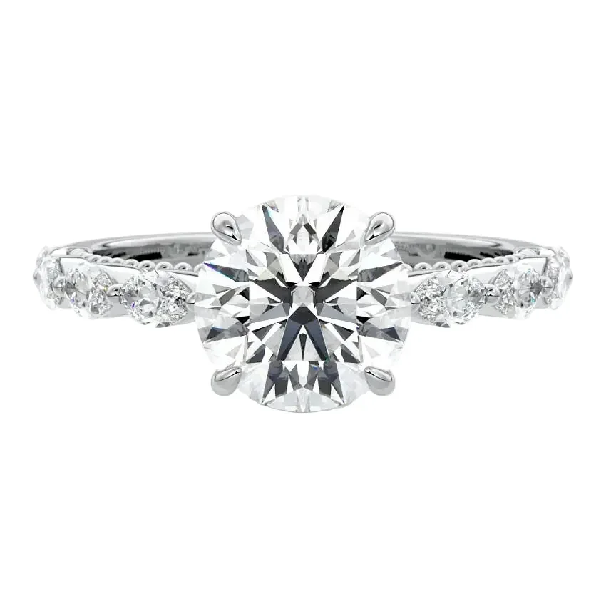 The Round Marquise Cluster – Nature-Inspired Stellar Ring - Image 6