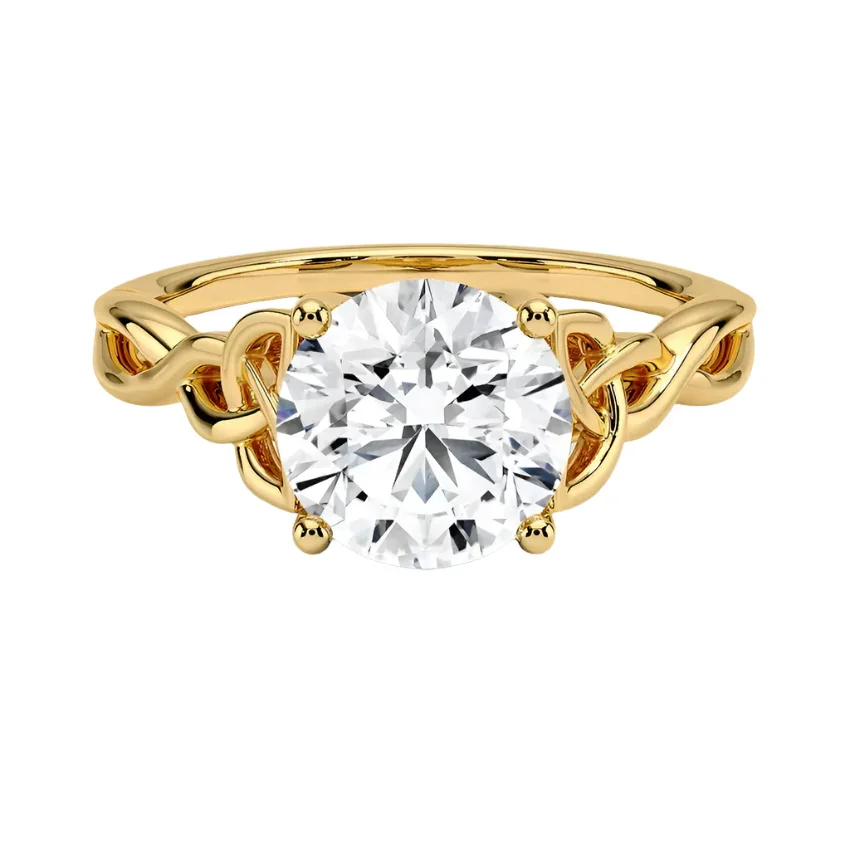 The Round Ornate Infinity – Intertwined Celtic-Style Solitaire