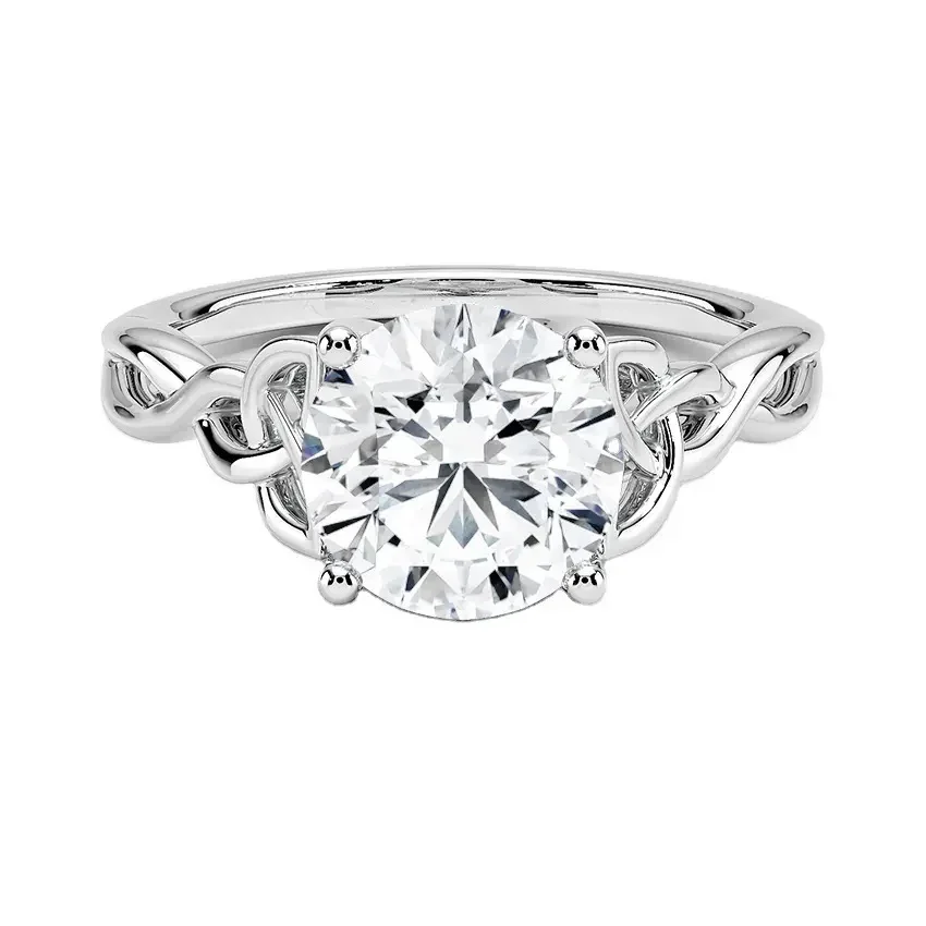The Round Ornate Infinity – Intertwined Celtic-Style Solitaire - Image 7