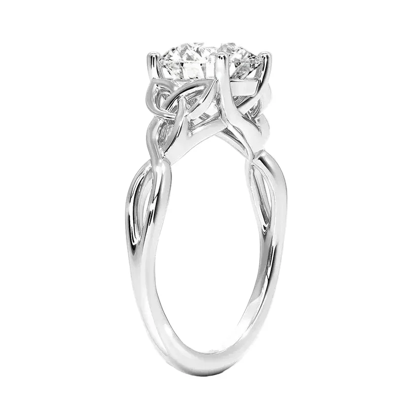 The Round Ornate Infinity – Intertwined Celtic-Style Solitaire - Image 8