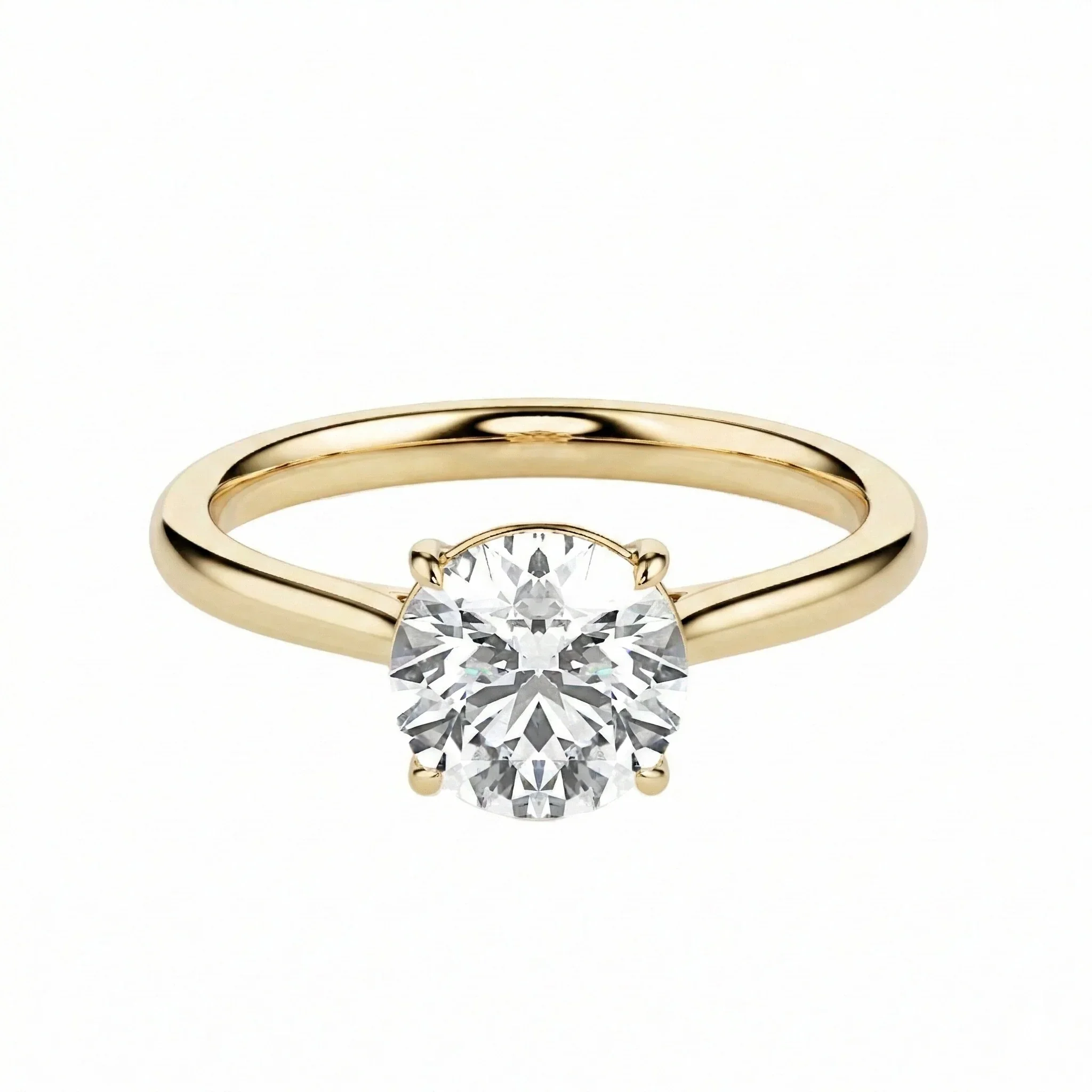 The Round Solitaire Classic – Timeless Elegance Solitaire Ring