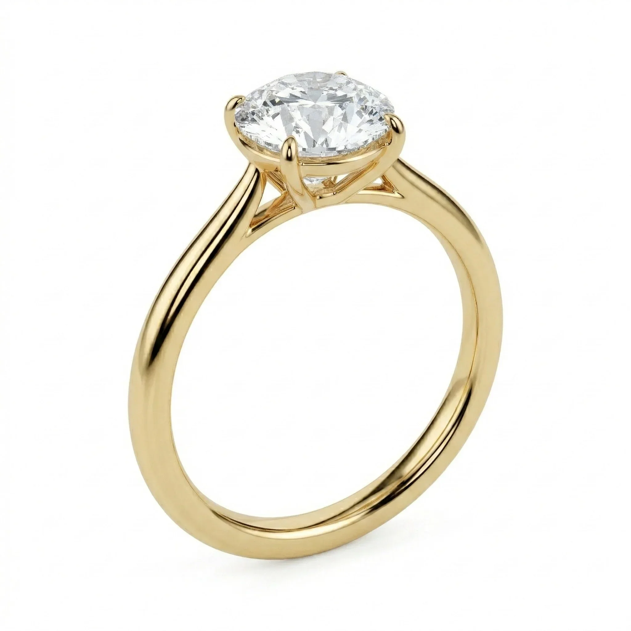 The Round Solitaire Classic – Timeless Elegance Solitaire Ring - Image 2