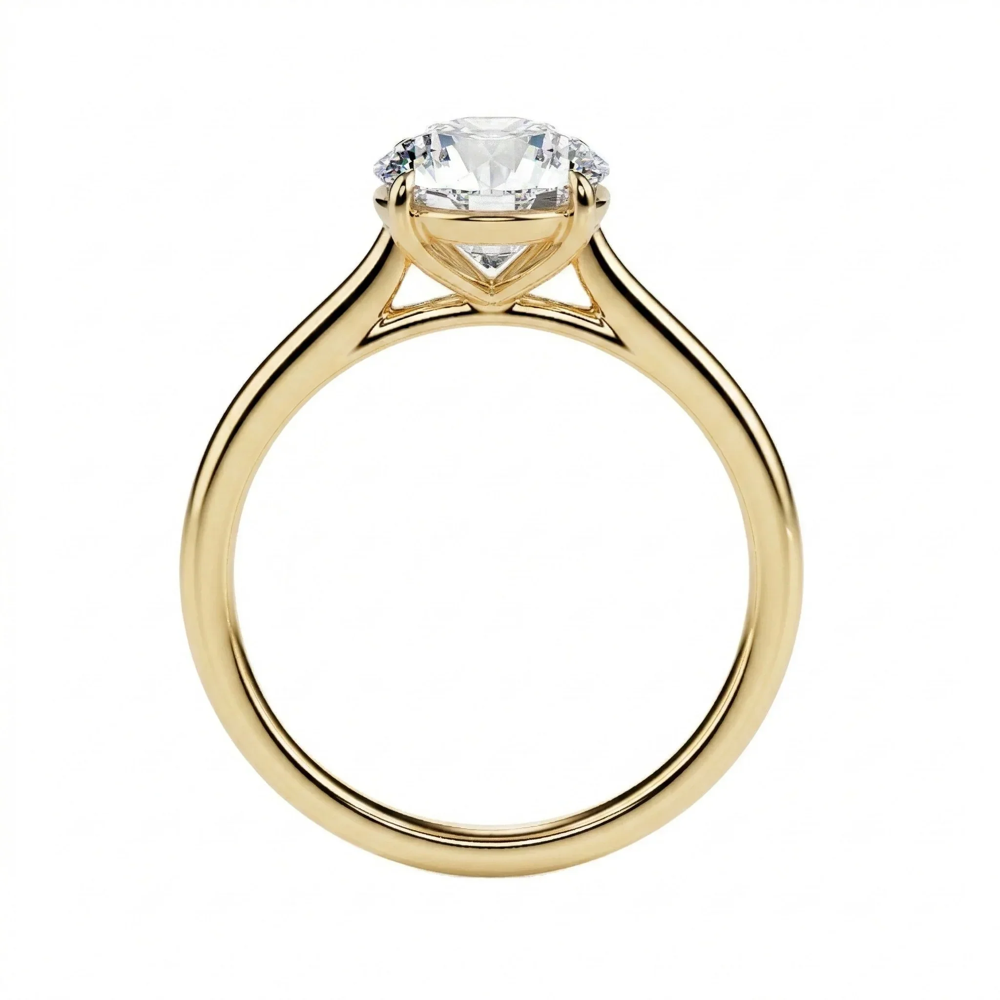 The Round Solitaire Classic – Timeless Elegance Solitaire Ring - Image 3