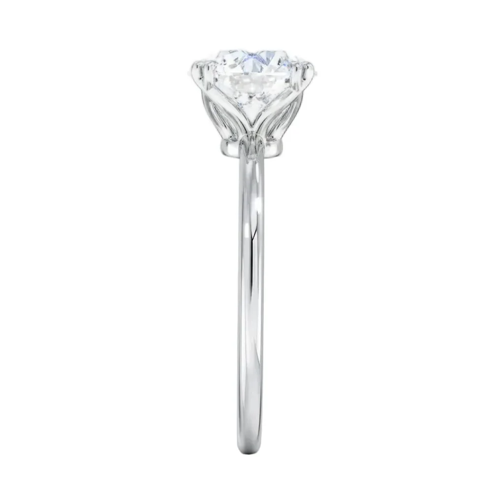 The Round Solitaire Double-Claw – Majestic Eight-Prong Classic - Image 6