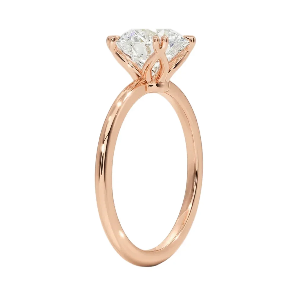 The Round Solitaire Double-Claw – Majestic Eight-Prong Classic - Image 8