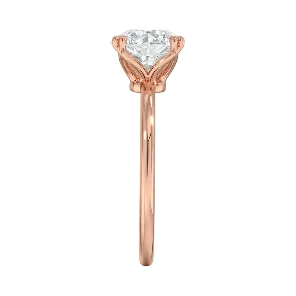 The Round Solitaire Double-Claw – Majestic Eight-Prong Classic - Image 9