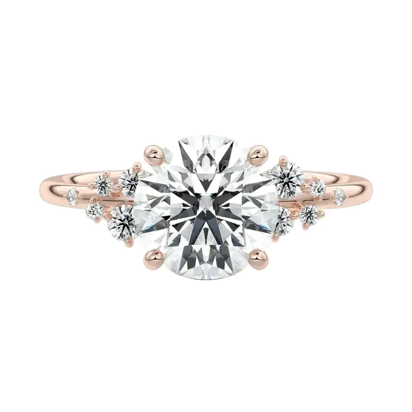 The Round Stellar Pavé – Brilliant Multi-Stone Ring - Image 4