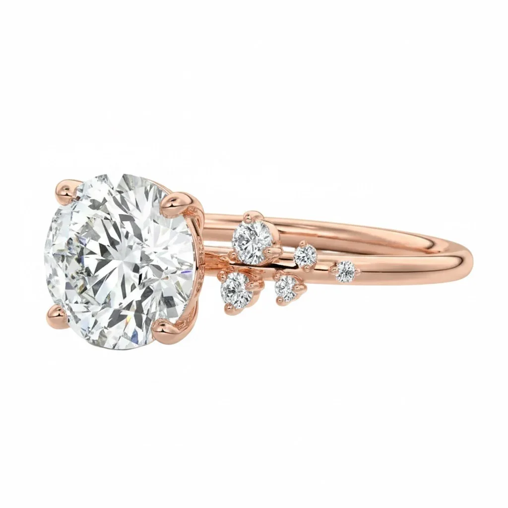 The Round Stellar Pavé – Brilliant Multi-Stone Ring - Image 5
