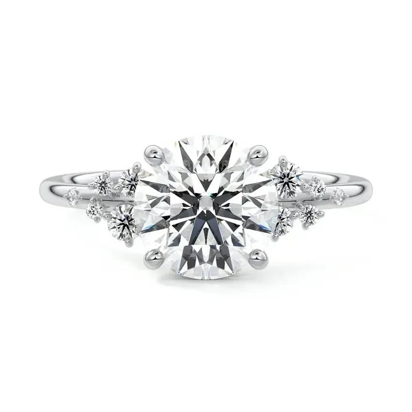 The Round Stellar Pavé – Brilliant Multi-Stone Ring - Image 6