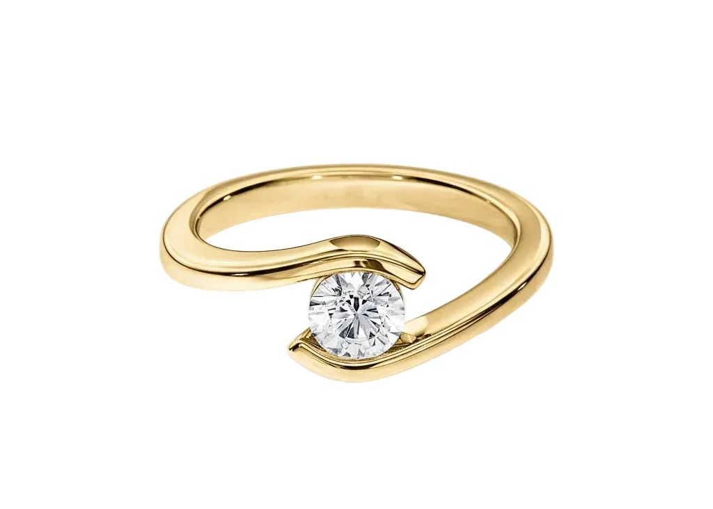 The Round Tension Fusion – Floating Modern Solitaire - Image 3