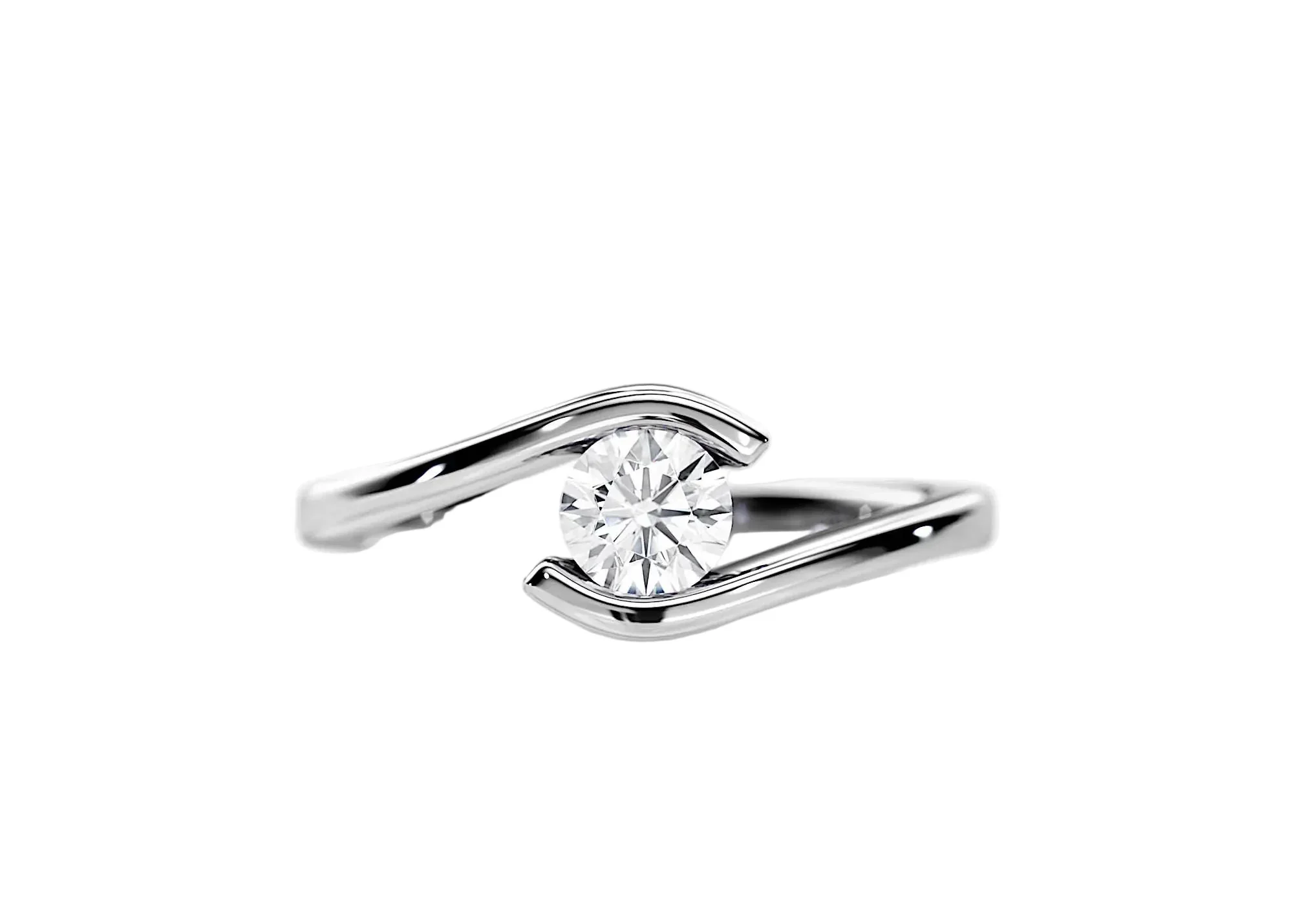 The Round Tension Fusion – Floating Modern Solitaire - Image 4