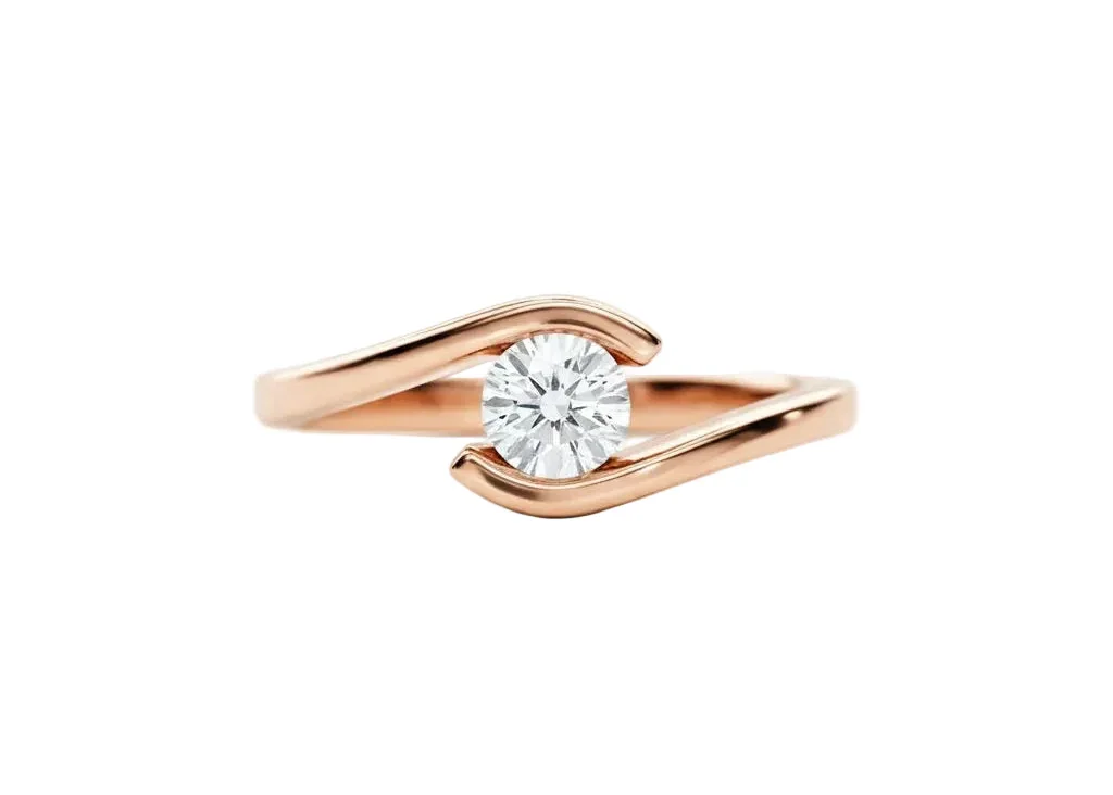 The Round Tension Fusion – Floating Modern Solitaire - Image 7