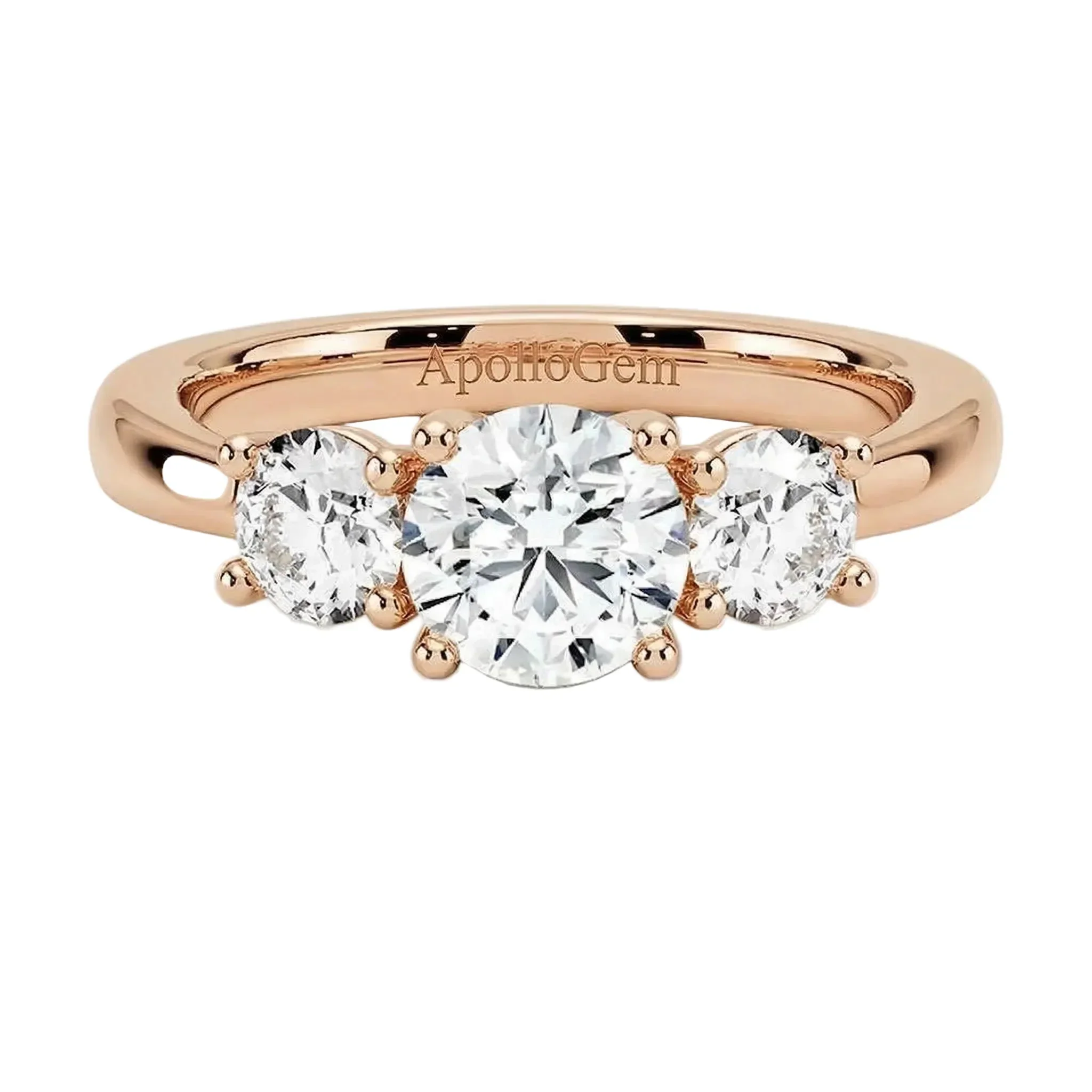 The Round Trilogy Classic – Eternal Three-Stone Masterpiece - Image 4