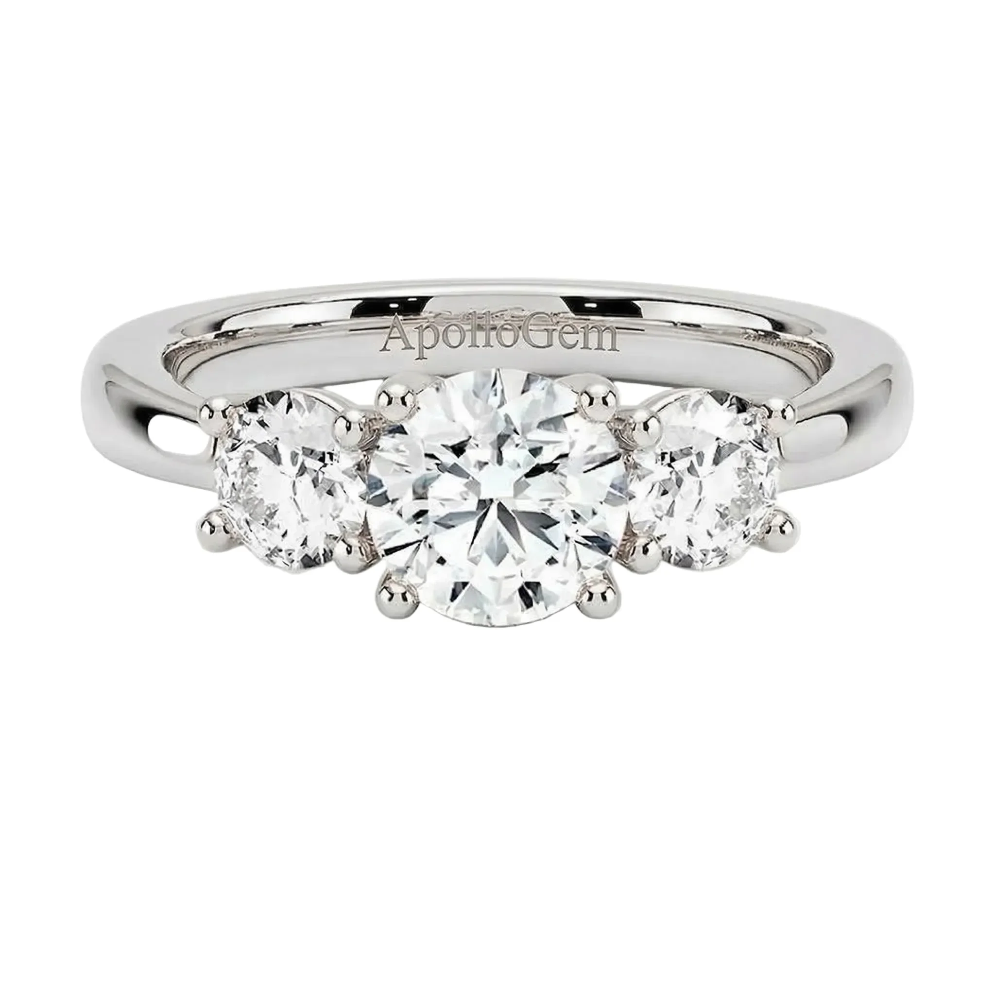 The Round Trilogy Classic – Eternal Three-Stone Masterpiece - Image 7