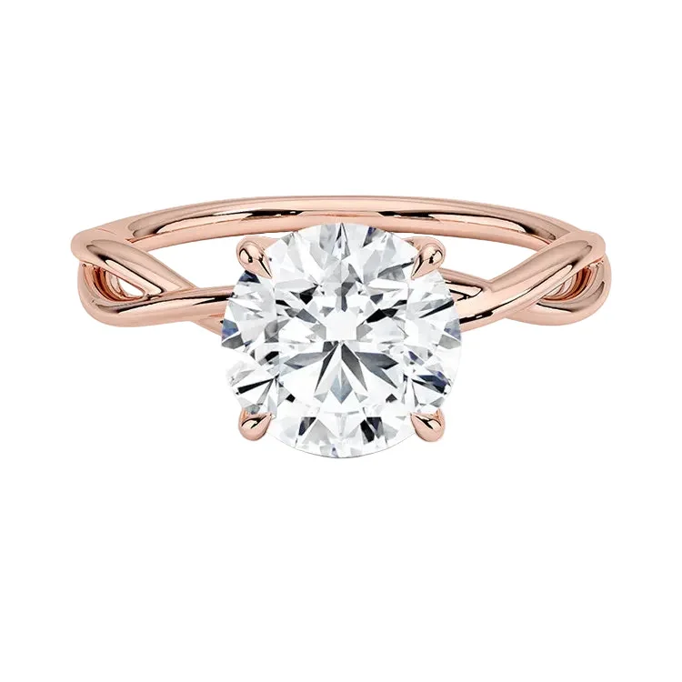 The Round Twisted Infinity – Modern Classic Solitaire - Image 4