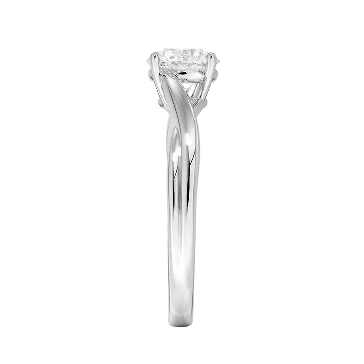 The Round V-Split – Architectural Brilliant Solitaire - Image 5