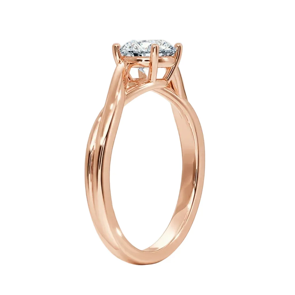 The Round V-Split – Architectural Brilliant Solitaire - Image 8
