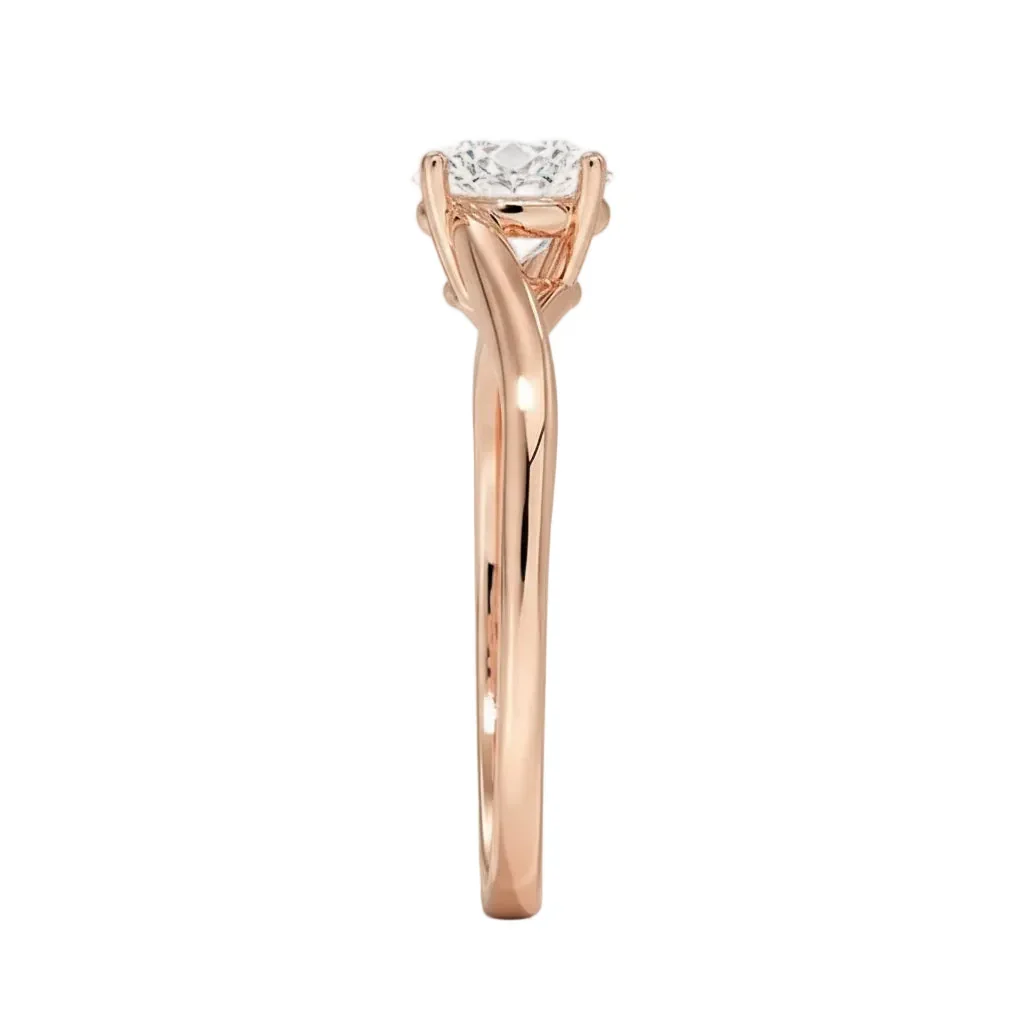 The Round V-Split – Architectural Brilliant Solitaire - Image 9