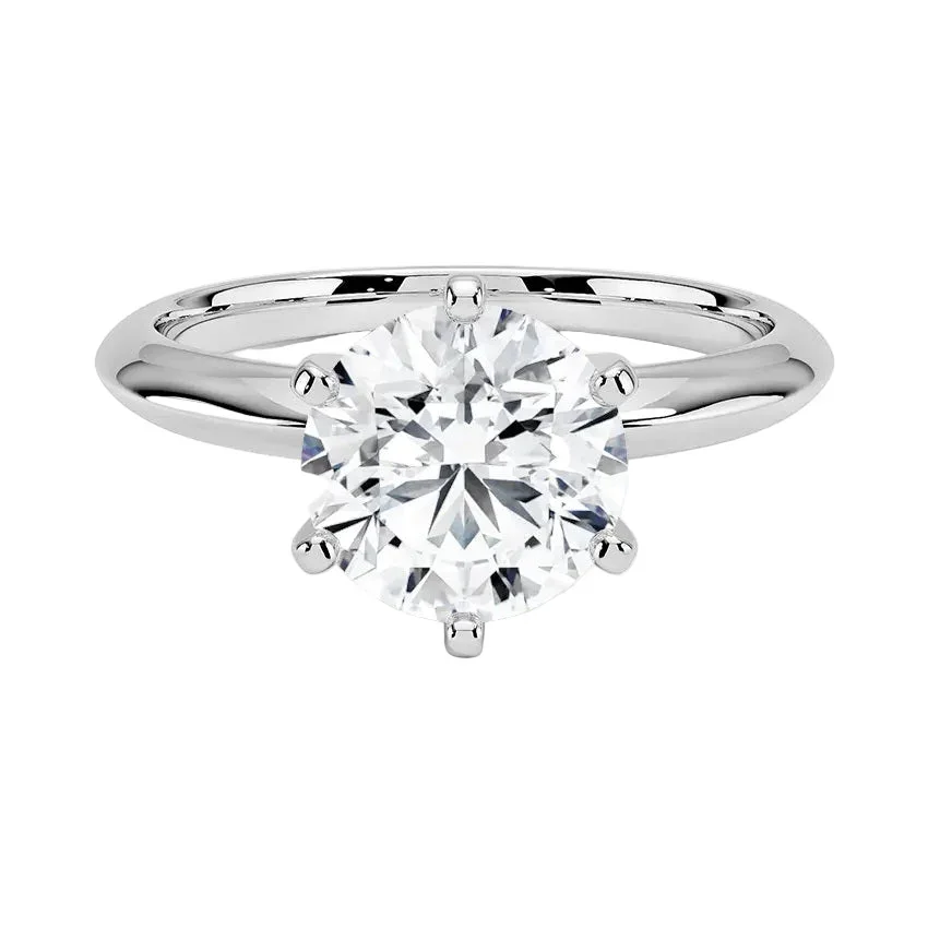 The Two-Tone Empress – Brilliant Bi-Metal Solitaire - Image 3