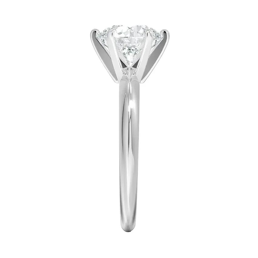 The Two-Tone Empress – Brilliant Bi-Metal Solitaire - Image 4